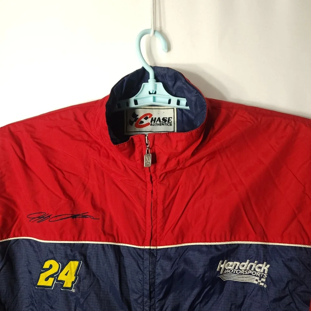 Vtg 2002 Chase Authentics Jeff Gordon‎ Synthetic Puffer Jacket Insulated Nascar